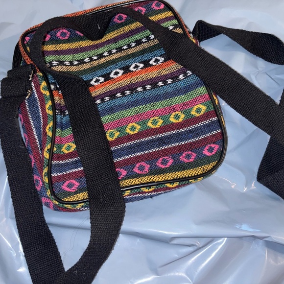 Multicolor Striped Women's Bag - Picture 5 of 5